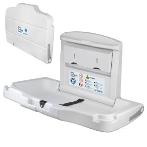 Horizontal Wall Mounted Baby Changing Table - Image1
