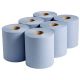 6 x Centre Feed Blue Roll 150m